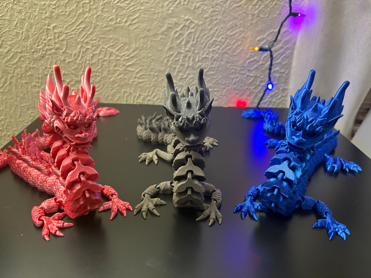 1-Color Silk: Articulated Imperial Dragon