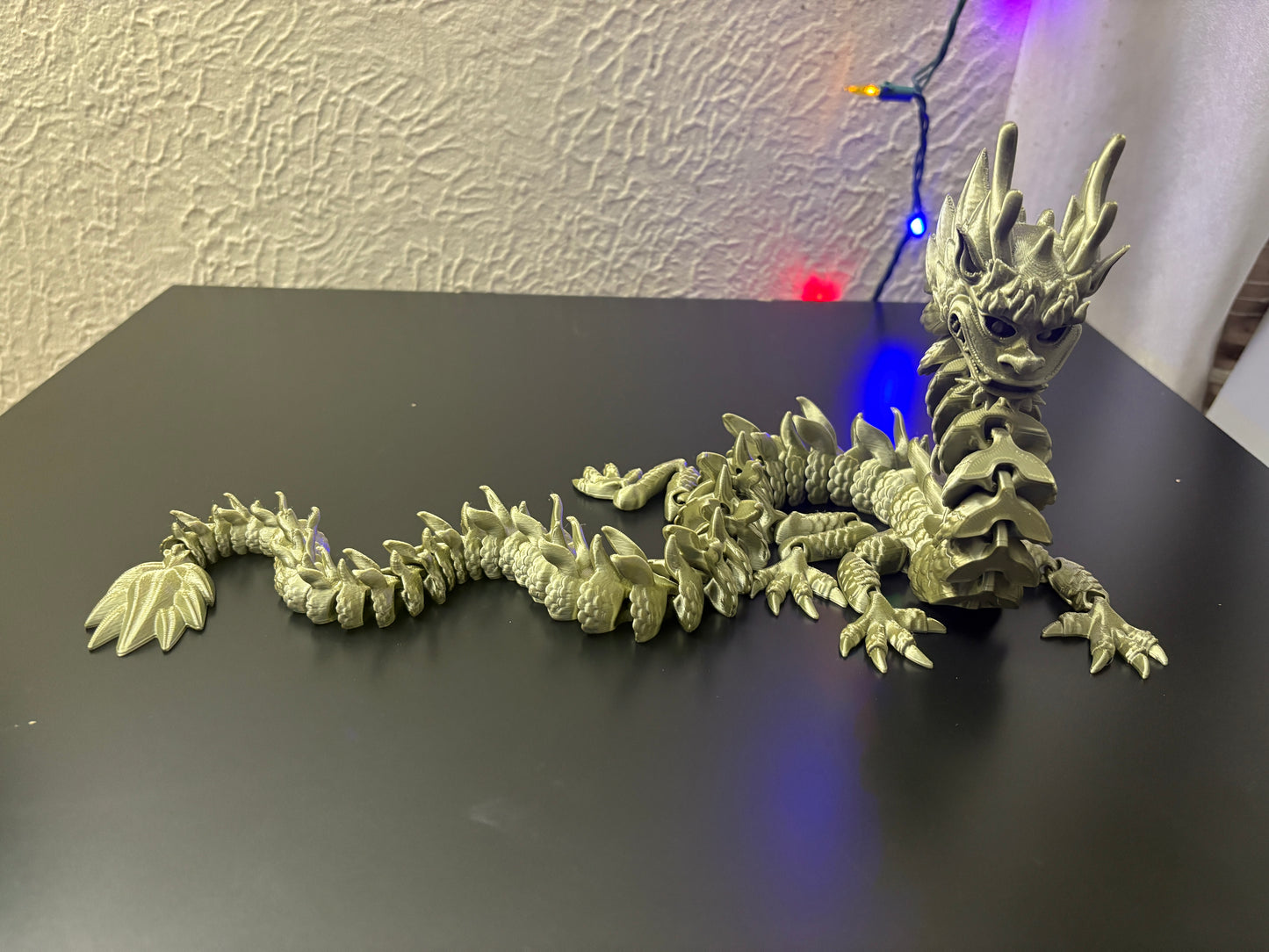1-Color Silk: Articulated Imperial Dragon