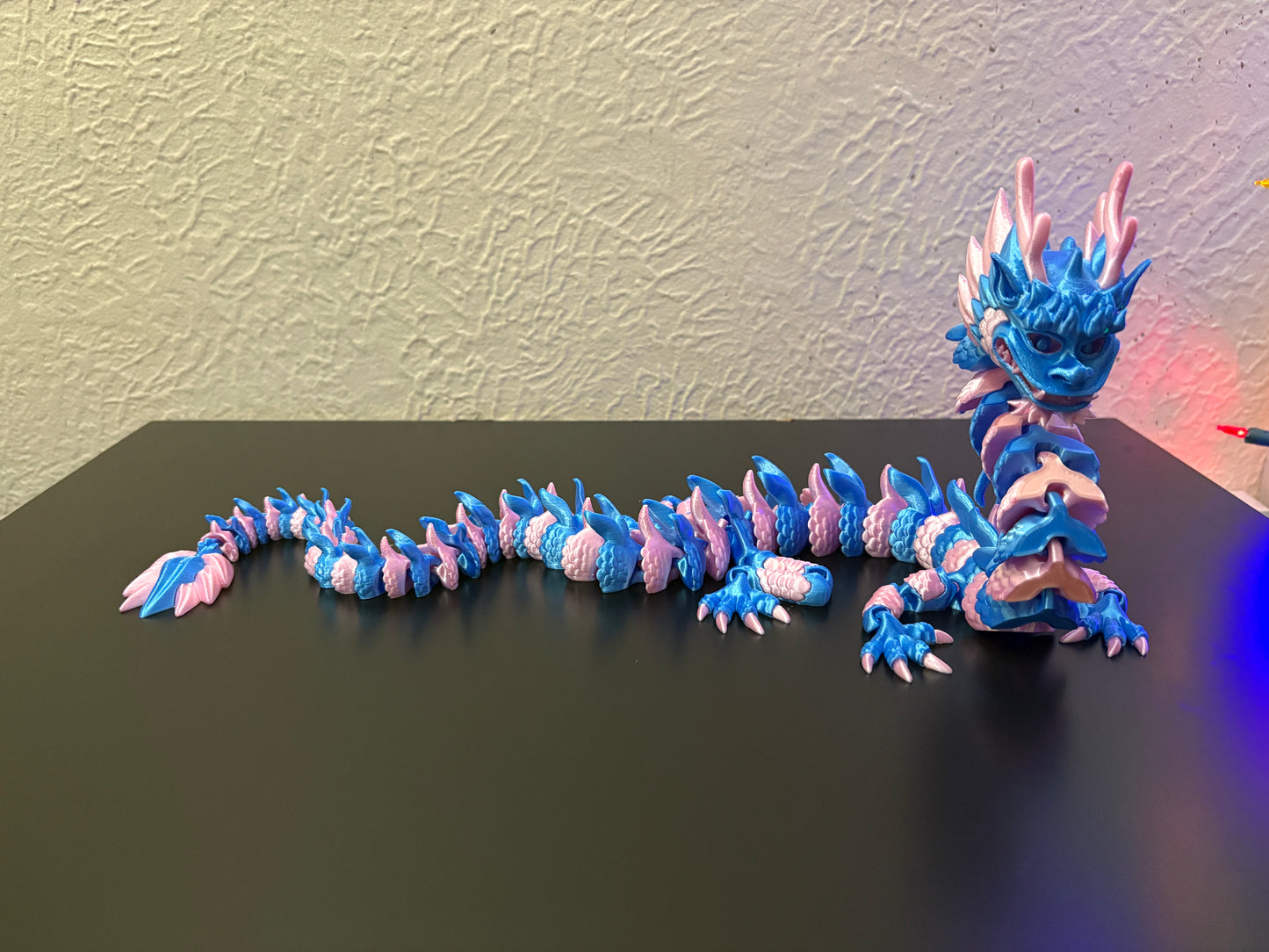 2-Color Silk: Multi-Color Articulated Imperial Dragon