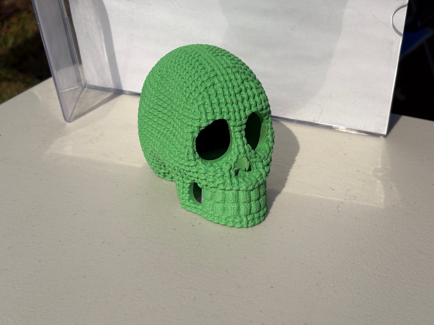 Crocheted Skeleton Head