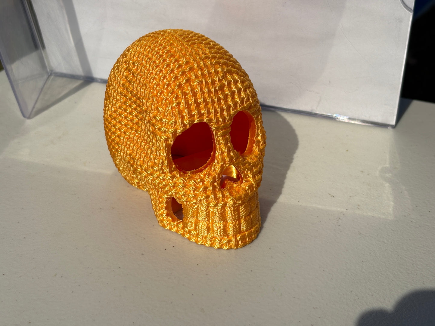 Crocheted Skeleton Head