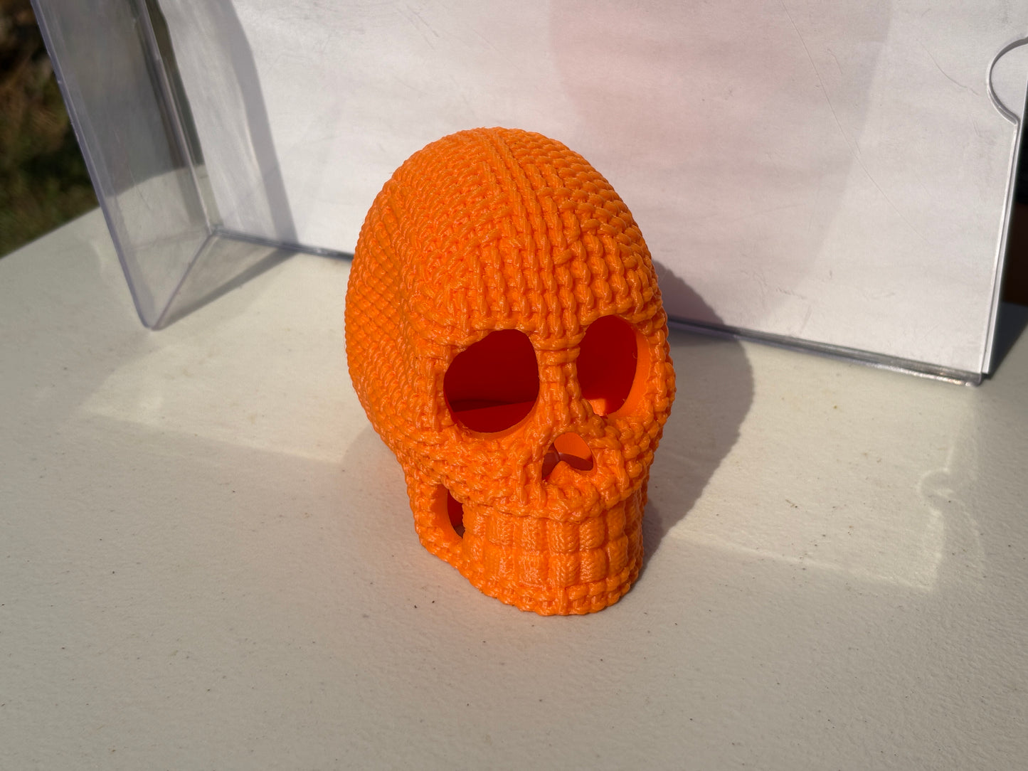 Crocheted Skeleton Head