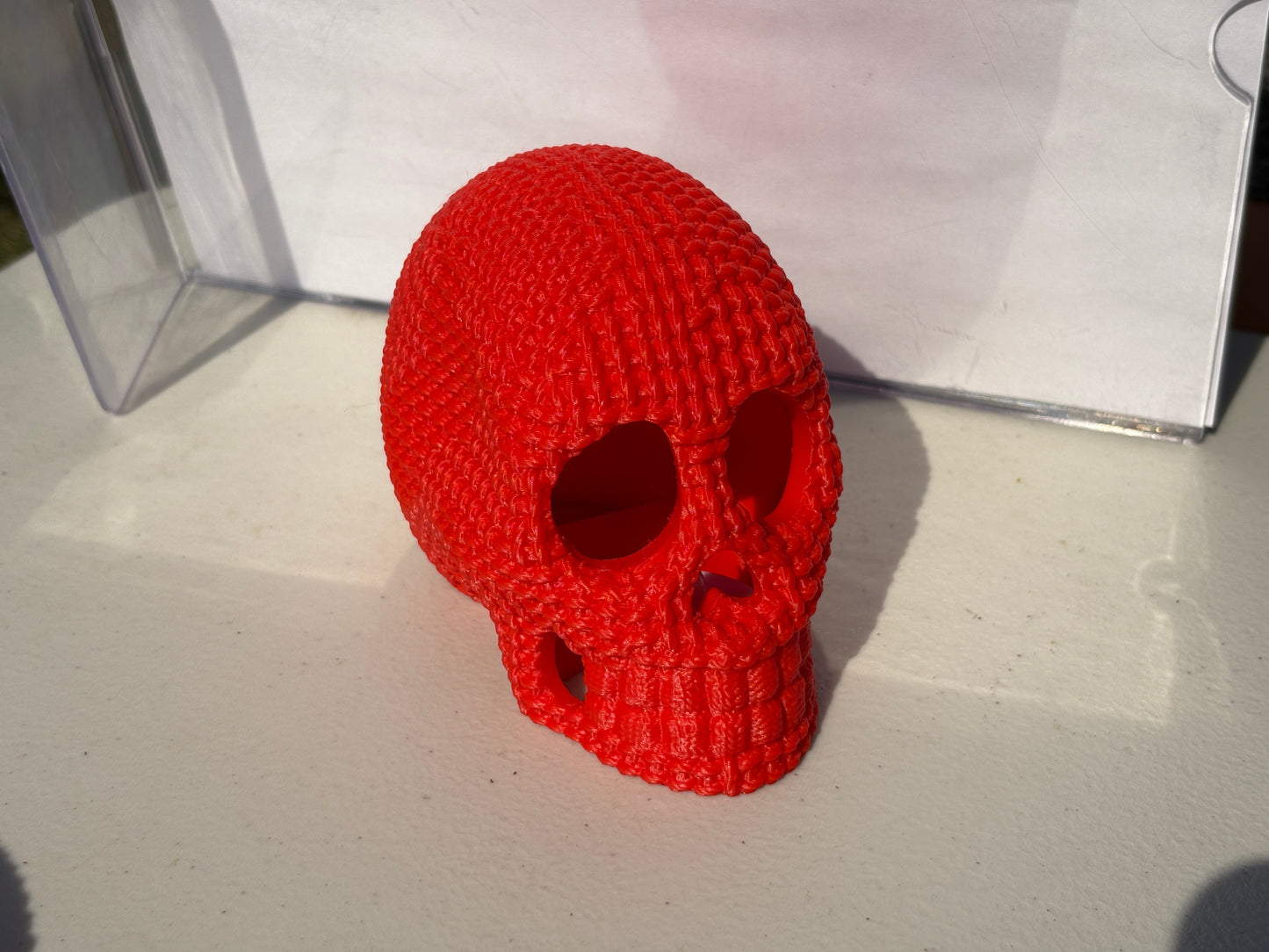 Crocheted Skeleton Head