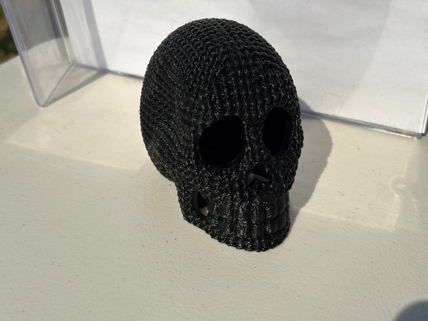 Crocheted Skeleton Head