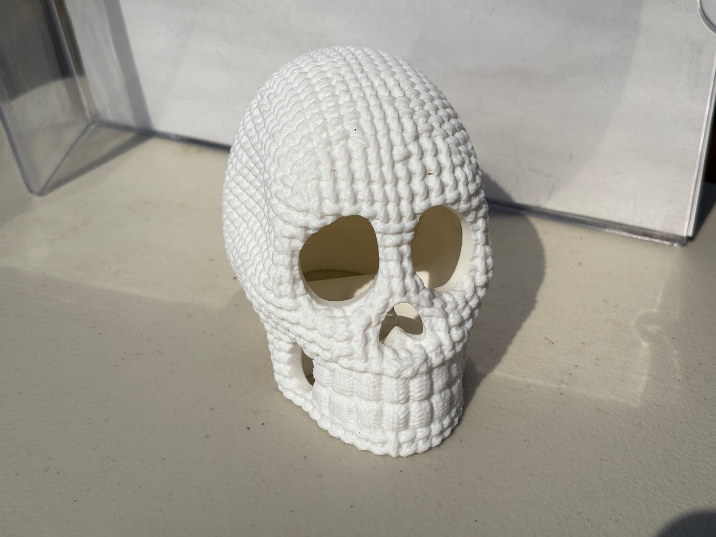 Crocheted Skeleton Head