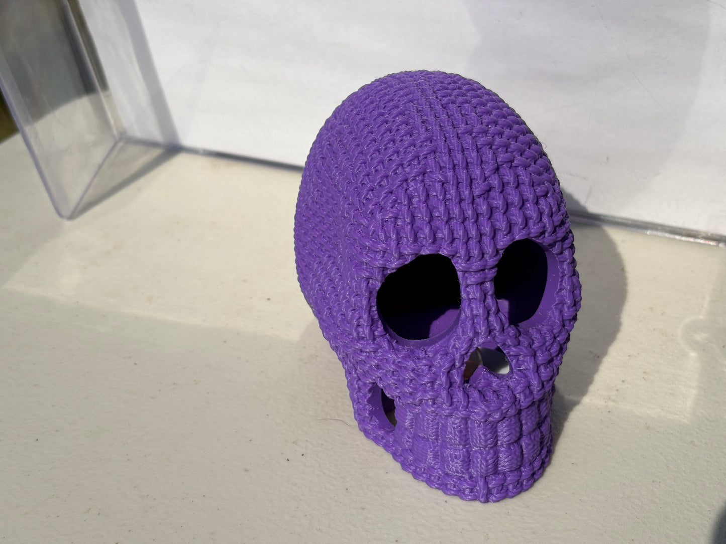 Crocheted Skeleton Head