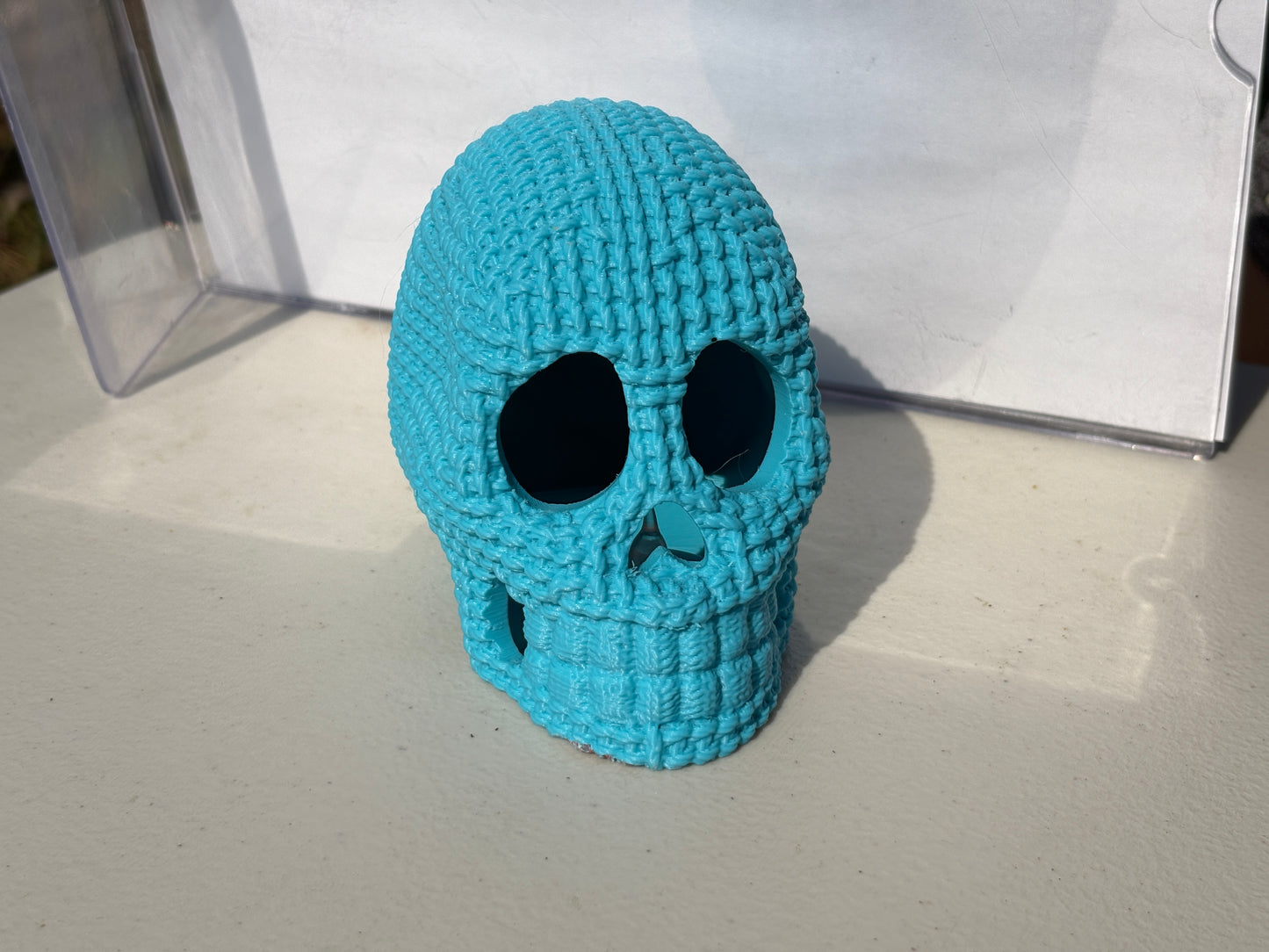 Crocheted Skeleton Head