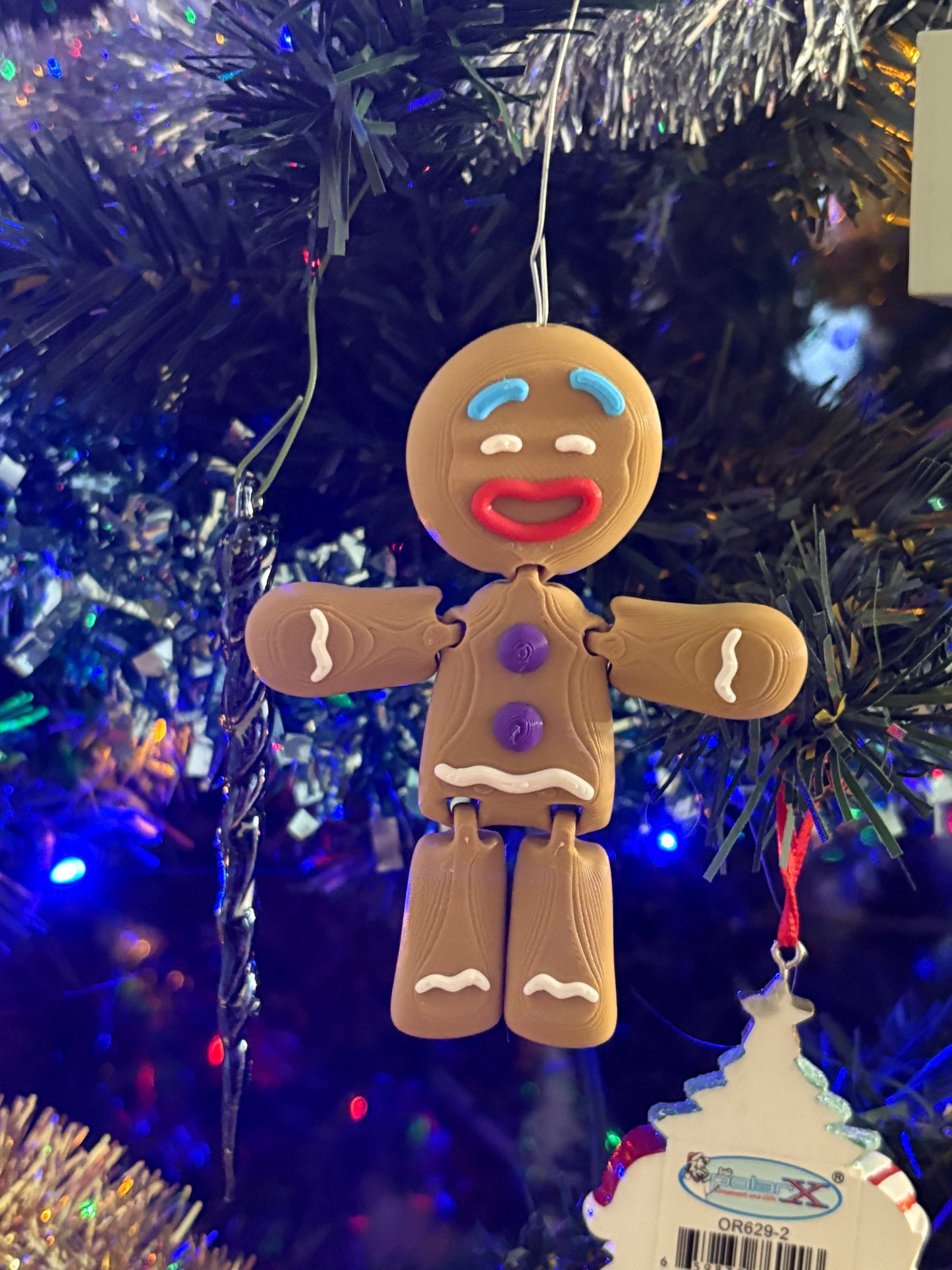 Flexi Gingerbread Man Ornament- Gingy
